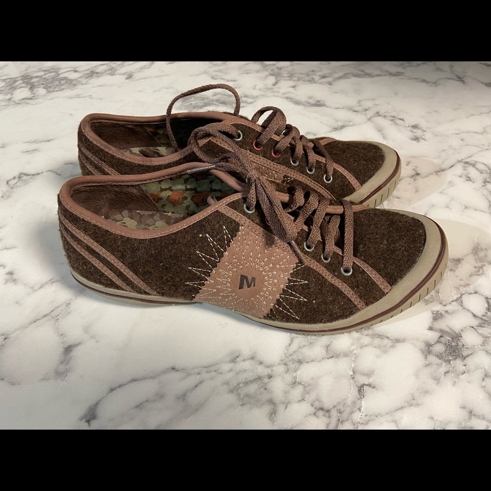 Merrell Star Wool Brown Shoes Style 0408